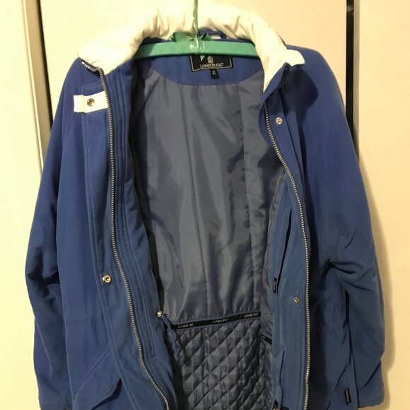 London Fog Ladies Blue Jacket Size Medium NWT - Picture 3 of 3